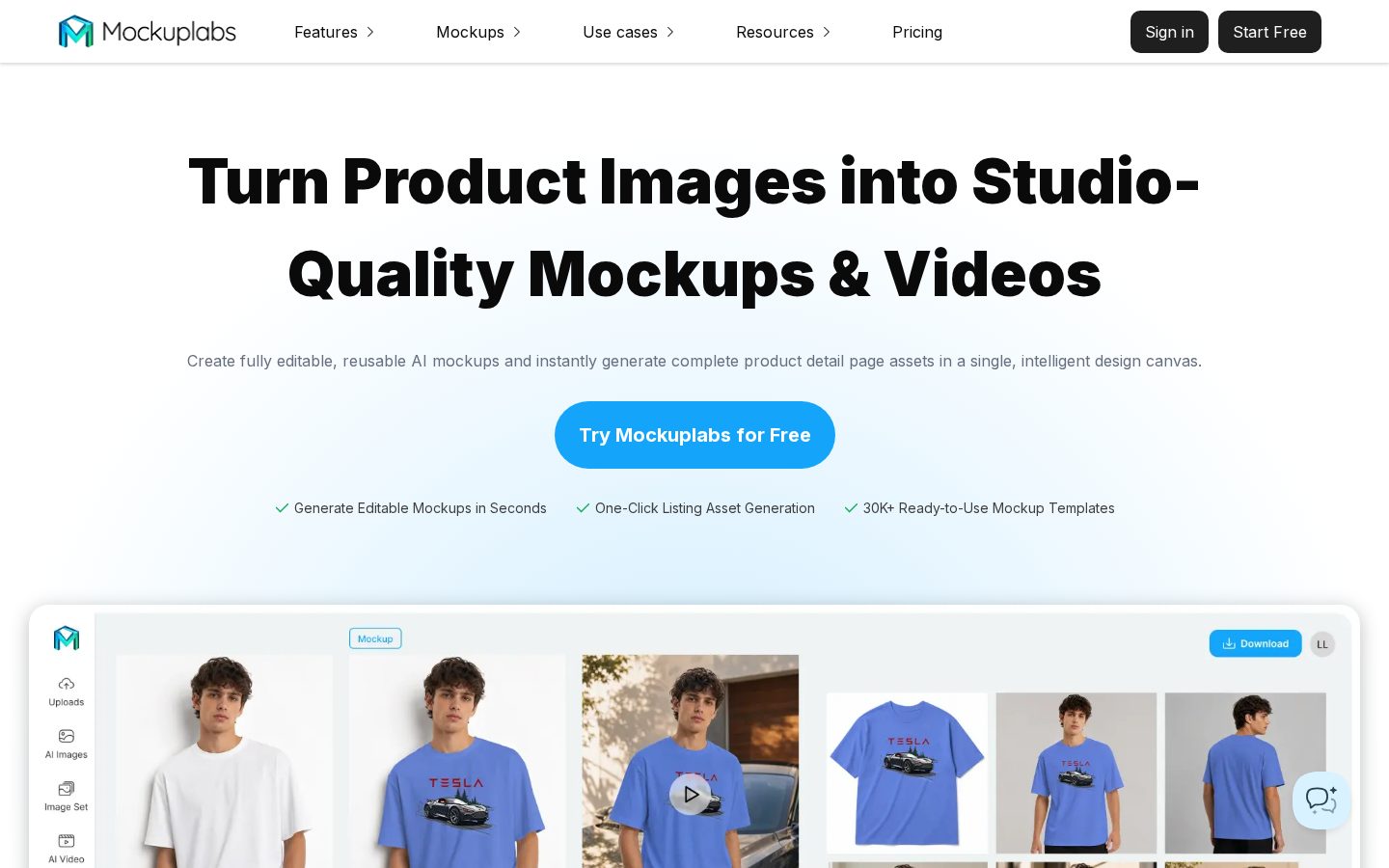 MockupLabs Homepage