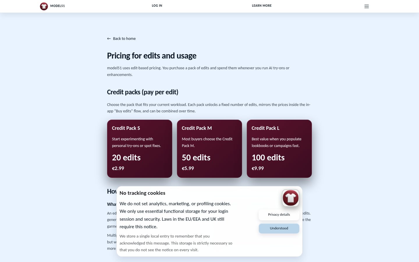 model51 Pricing