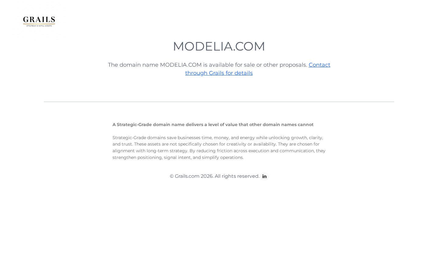 Modelia Homepage