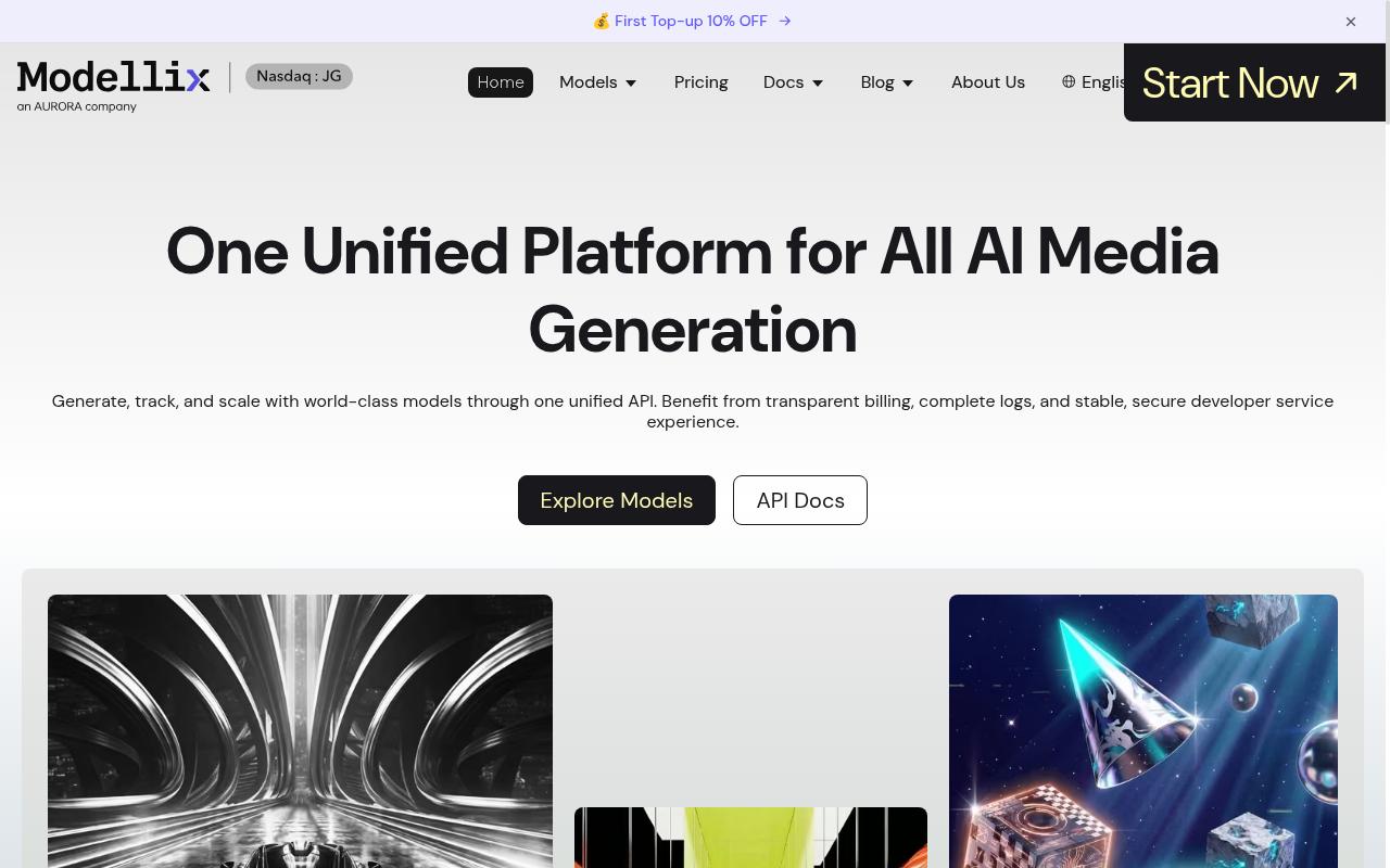 Modellix Homepage