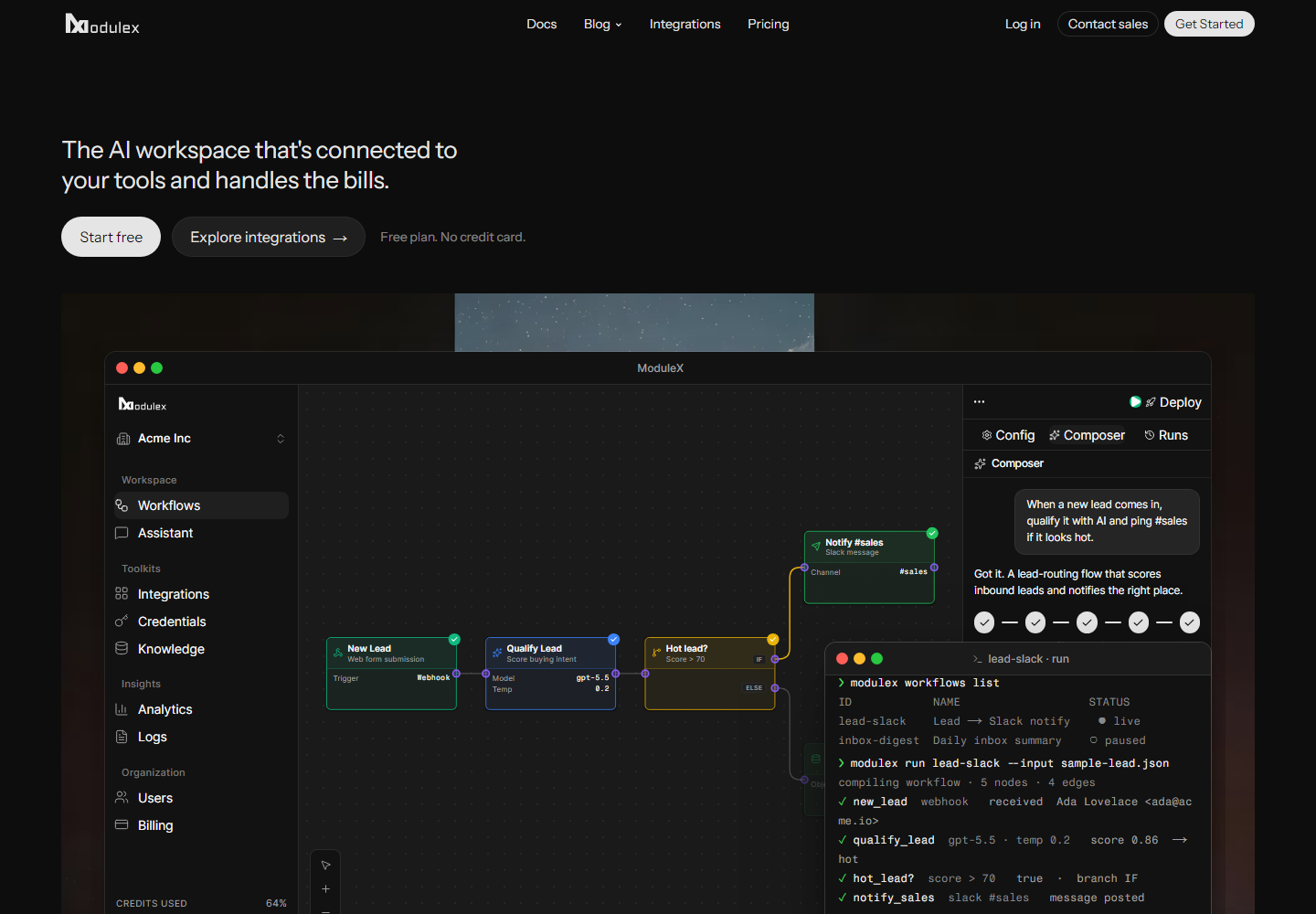 ModuleX homepage