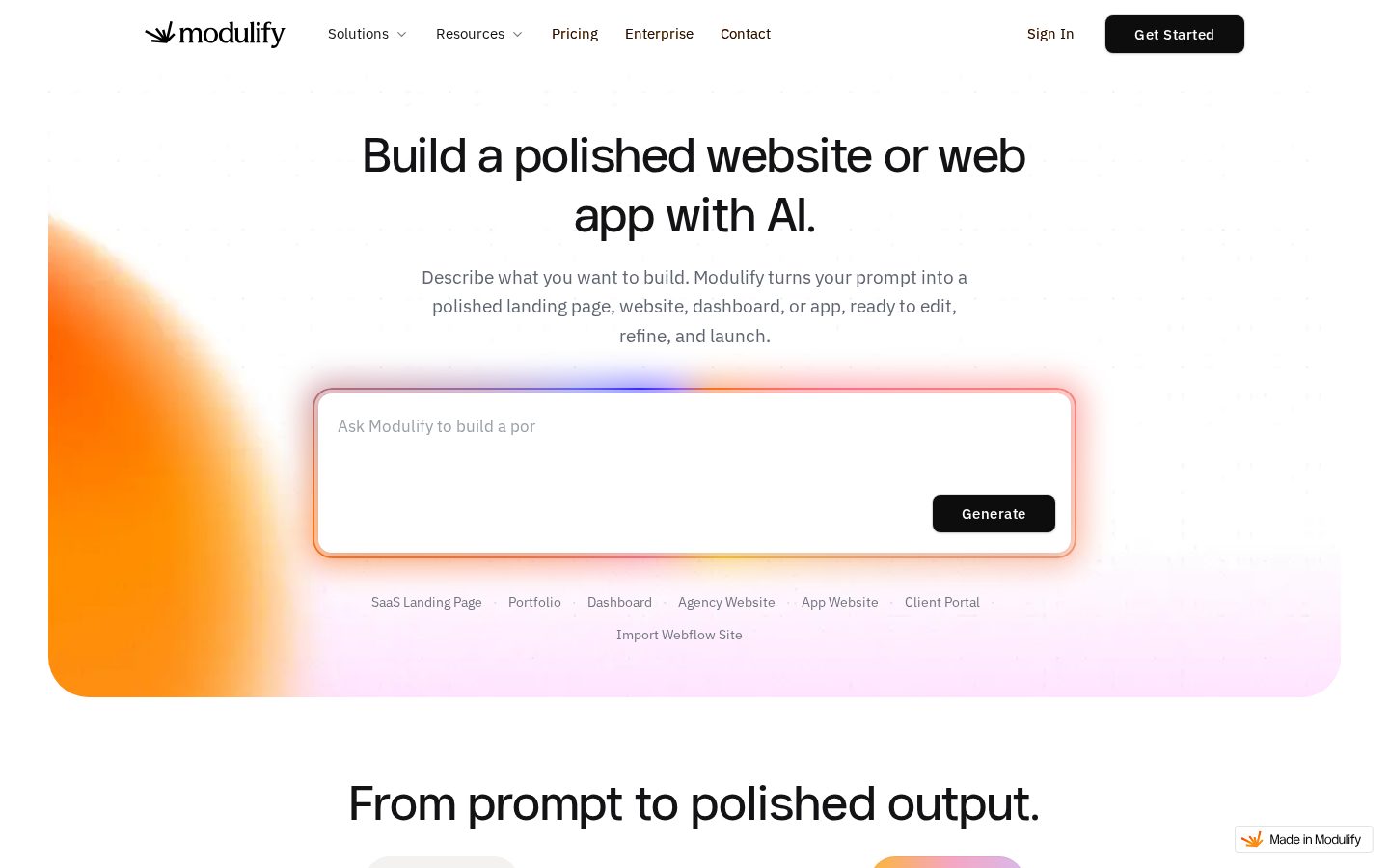 Modulify Homepage