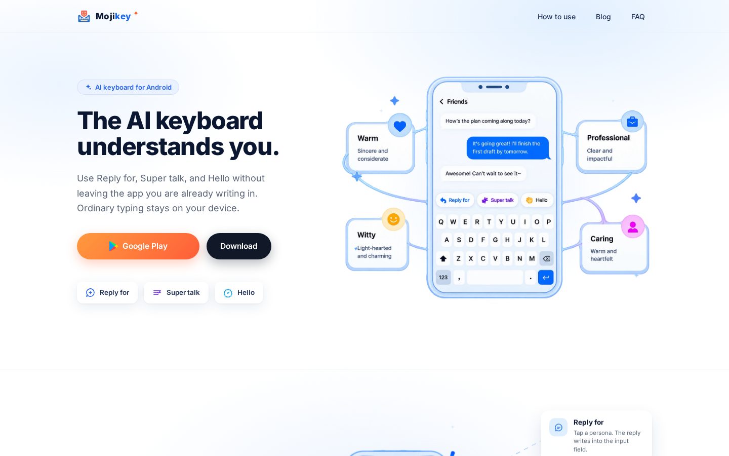 Mojikey Homepage