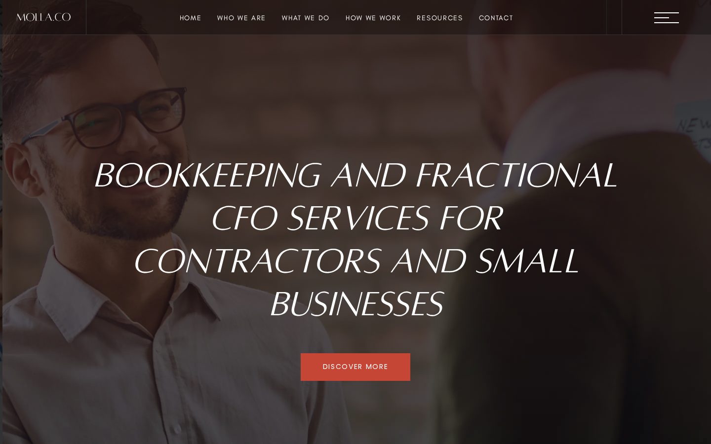 Molla Homepage