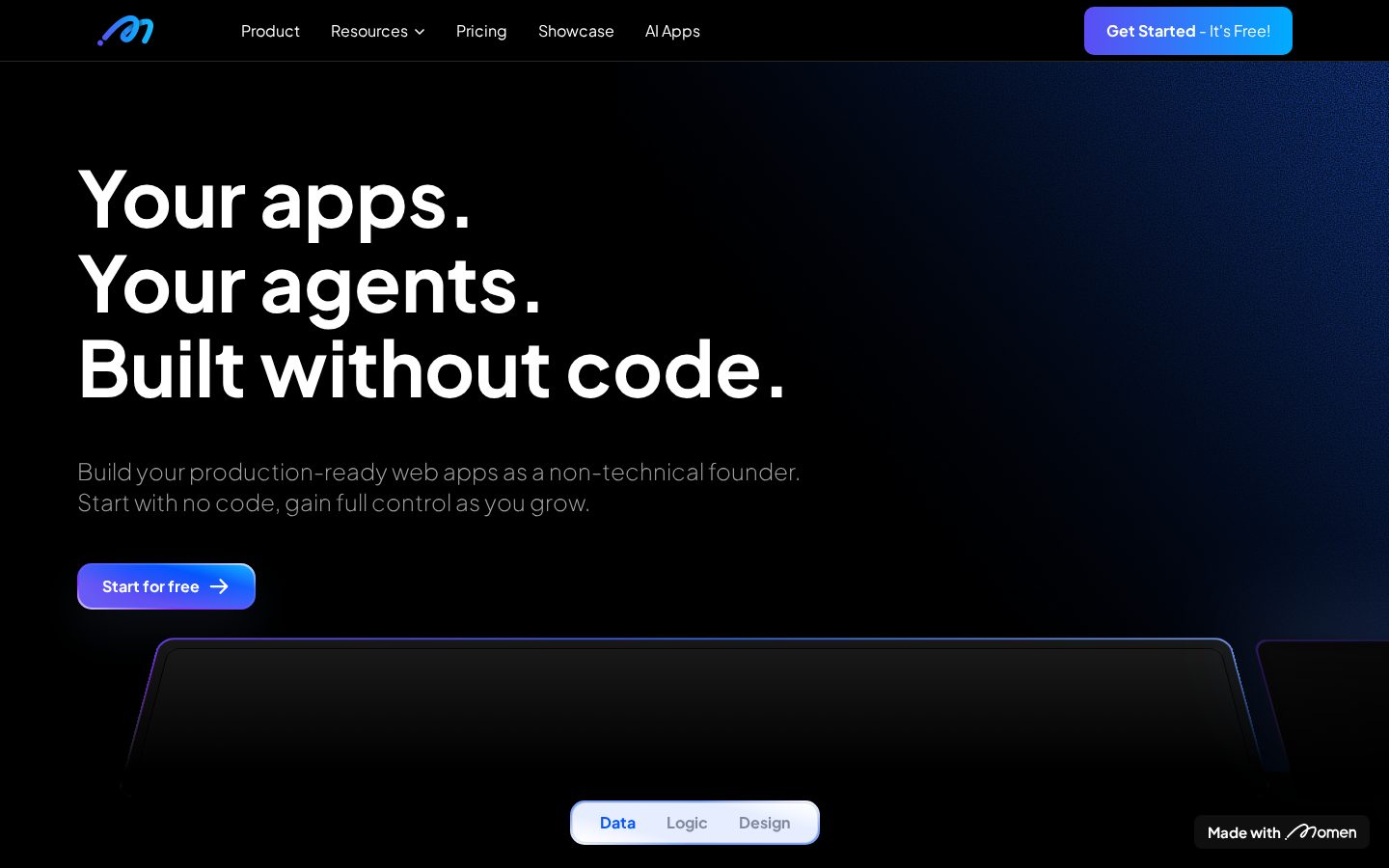 Momen Homepage