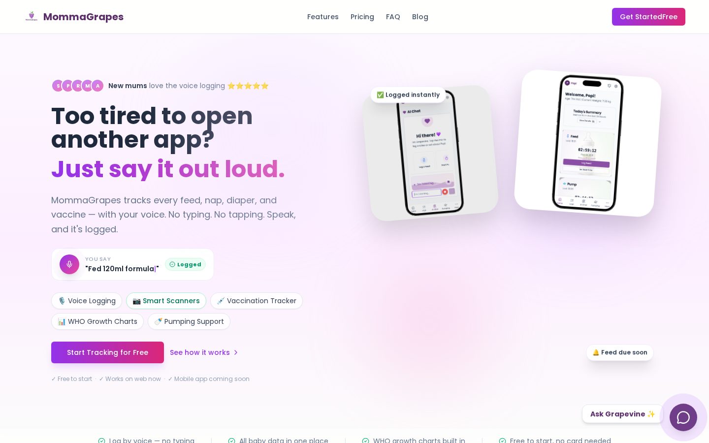 MommaGrapes Homepage
