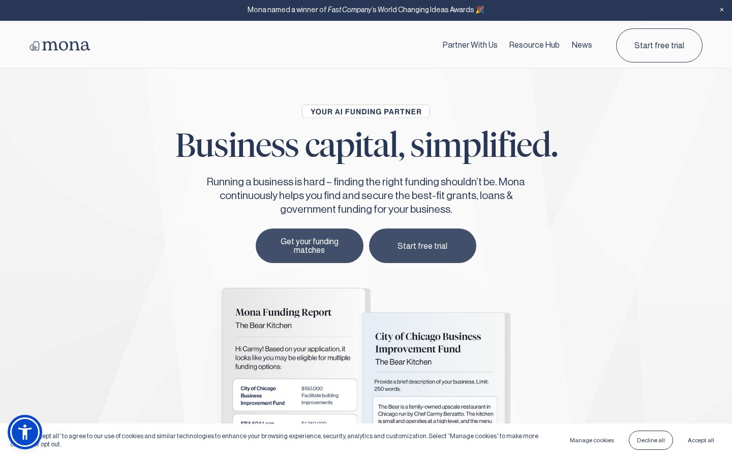 Mona Homepage