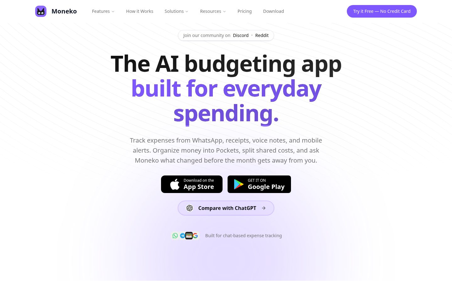 Moneko Homepage