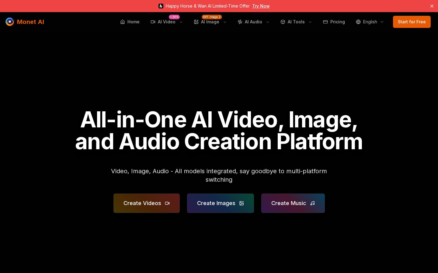 Monet Vision Homepage