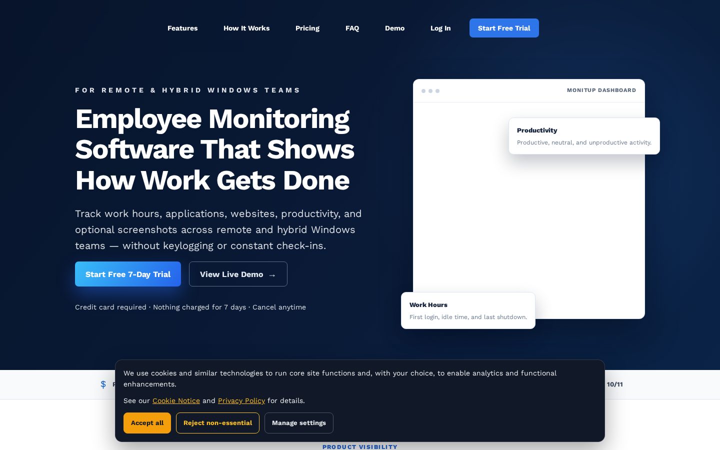 MonitUp Homepage