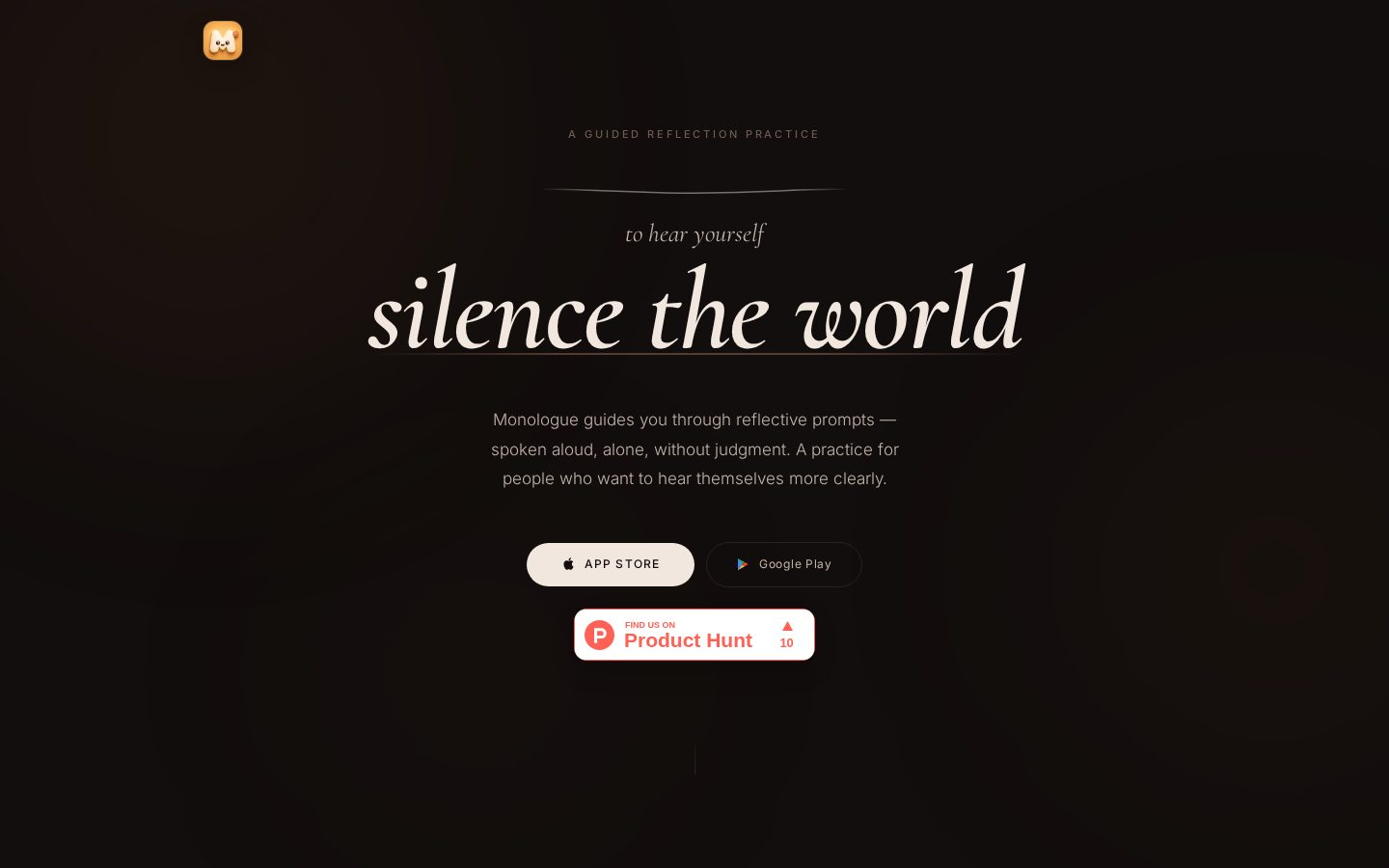 Monologue Homepage