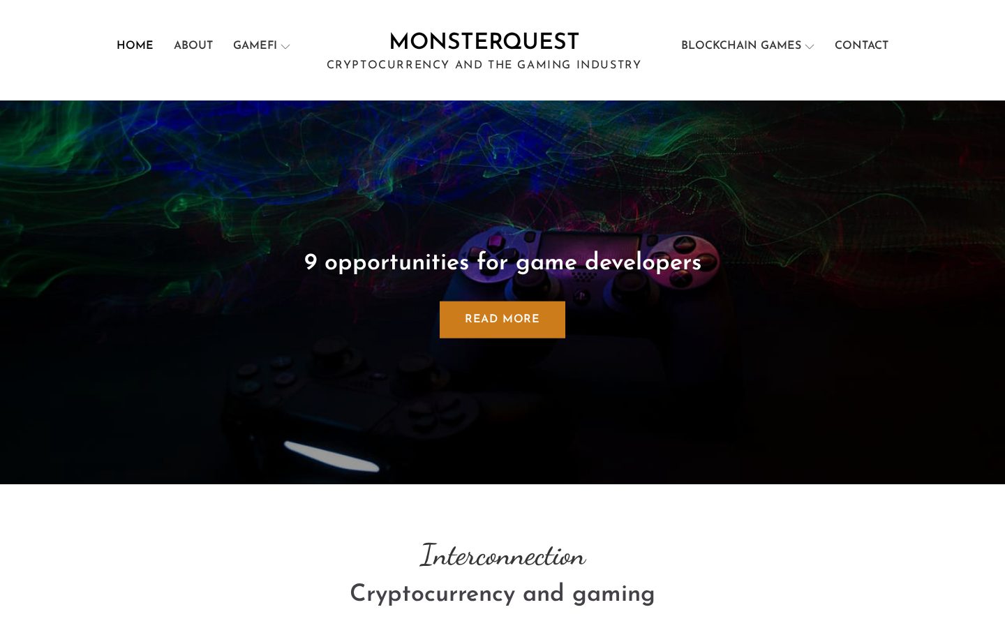 Monster Quest Homepage