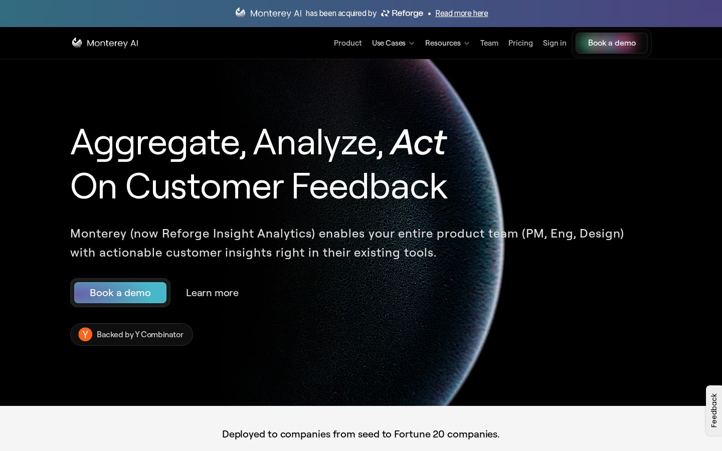 Monterey AI Homepage
