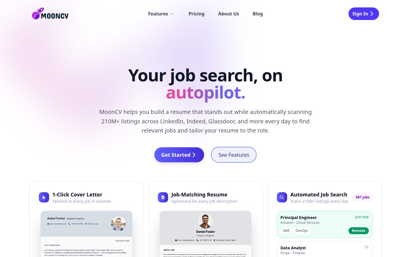 MoonCV Homepage