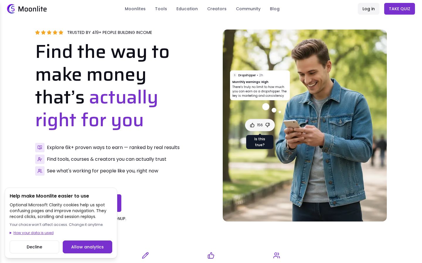 Moonlite Homepage