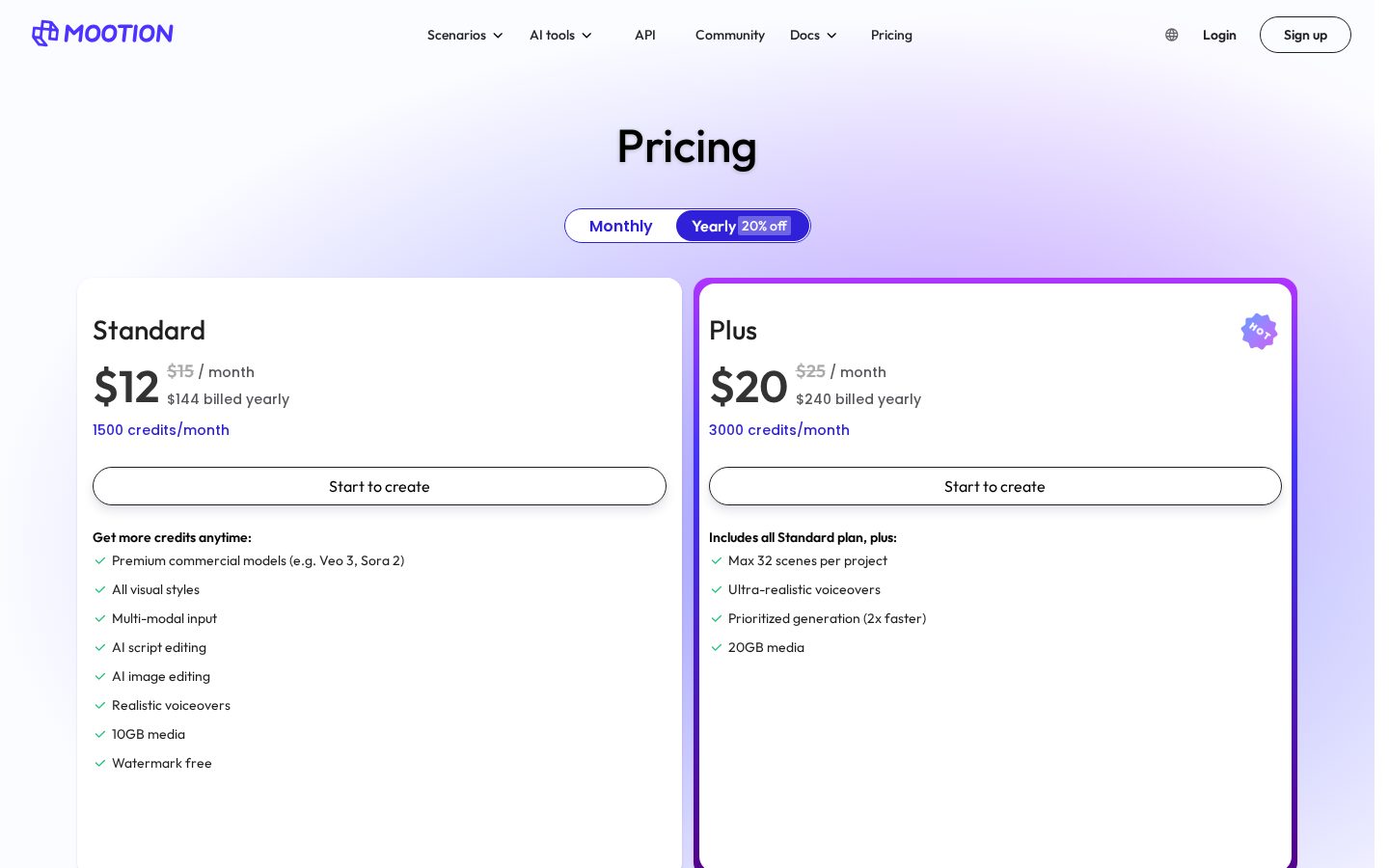 Mootion Pricing