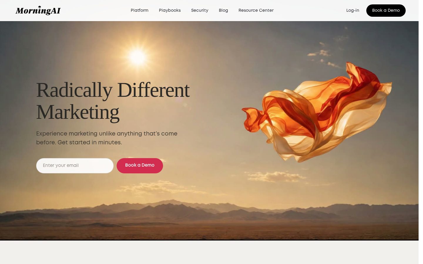 MorningAI Homepage