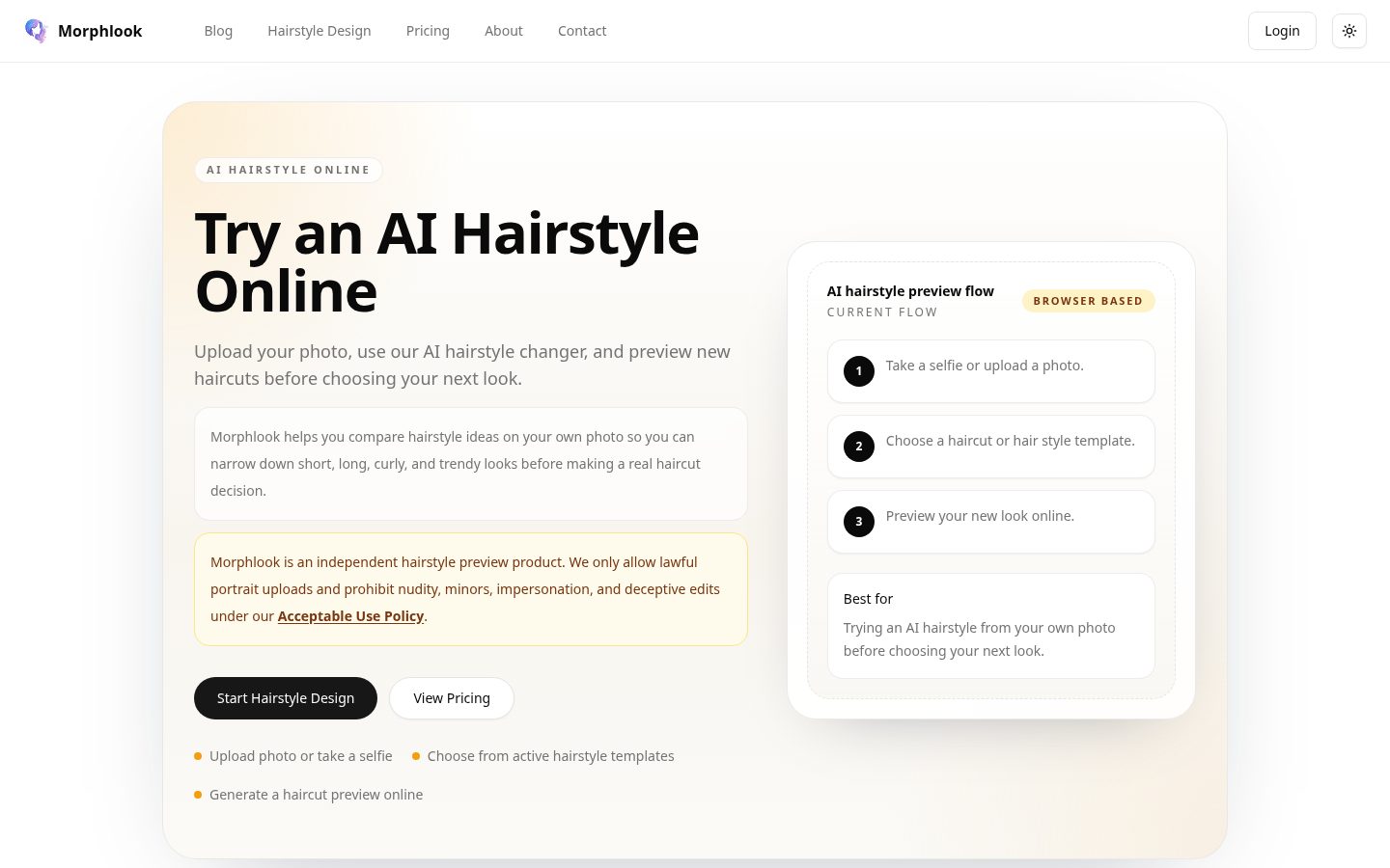 Morphlook Homepage