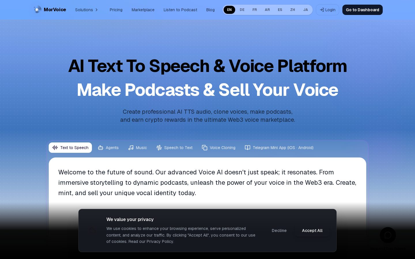 morvoice Homepage