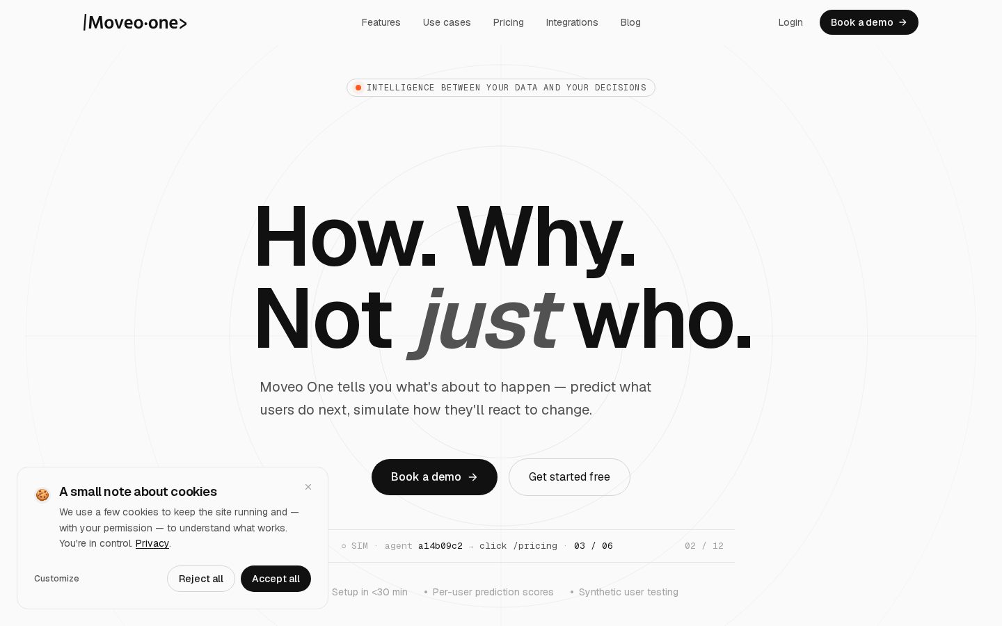 Moveo One Homepage