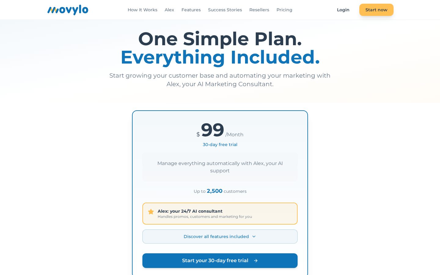 Movylo Pricing