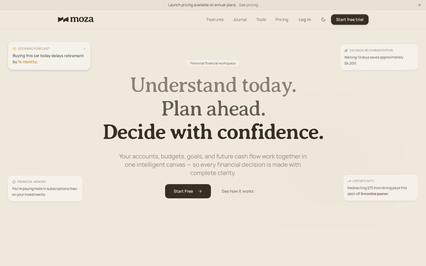 Moza Homepage