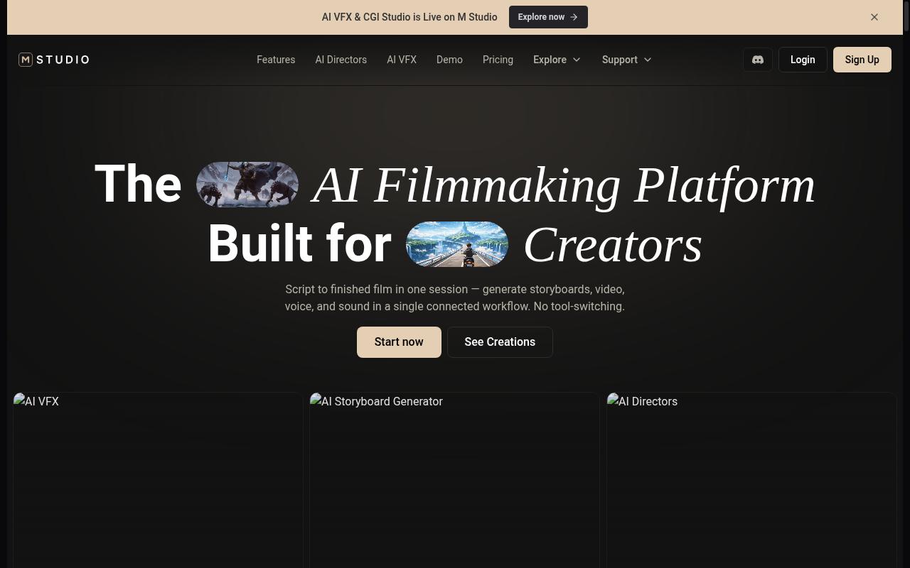 MStudio Homepage