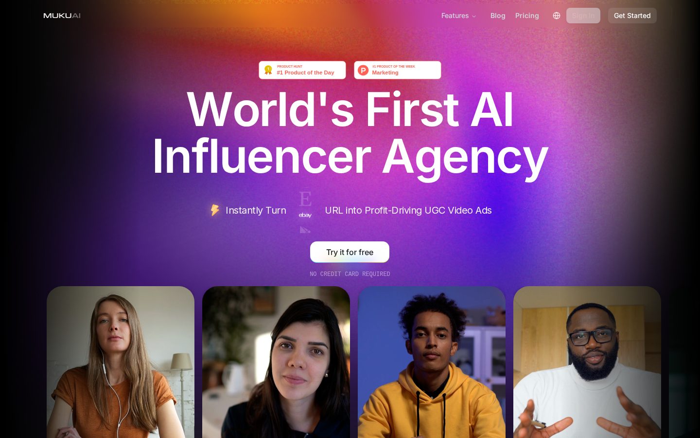 MUKU Ai Homepage