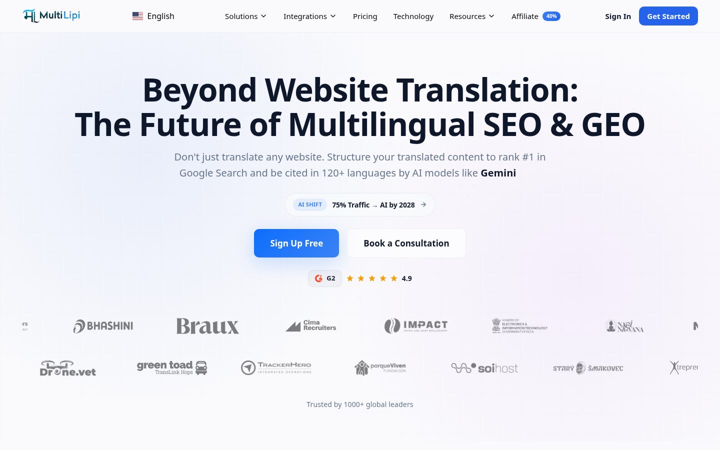 MultiLipi Homepage