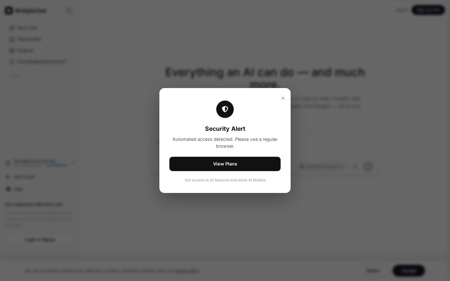 MultipleChat Homepage