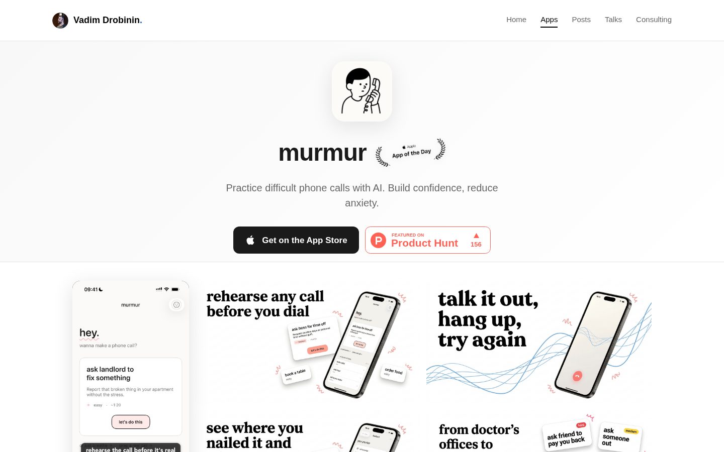 murmur Homepage