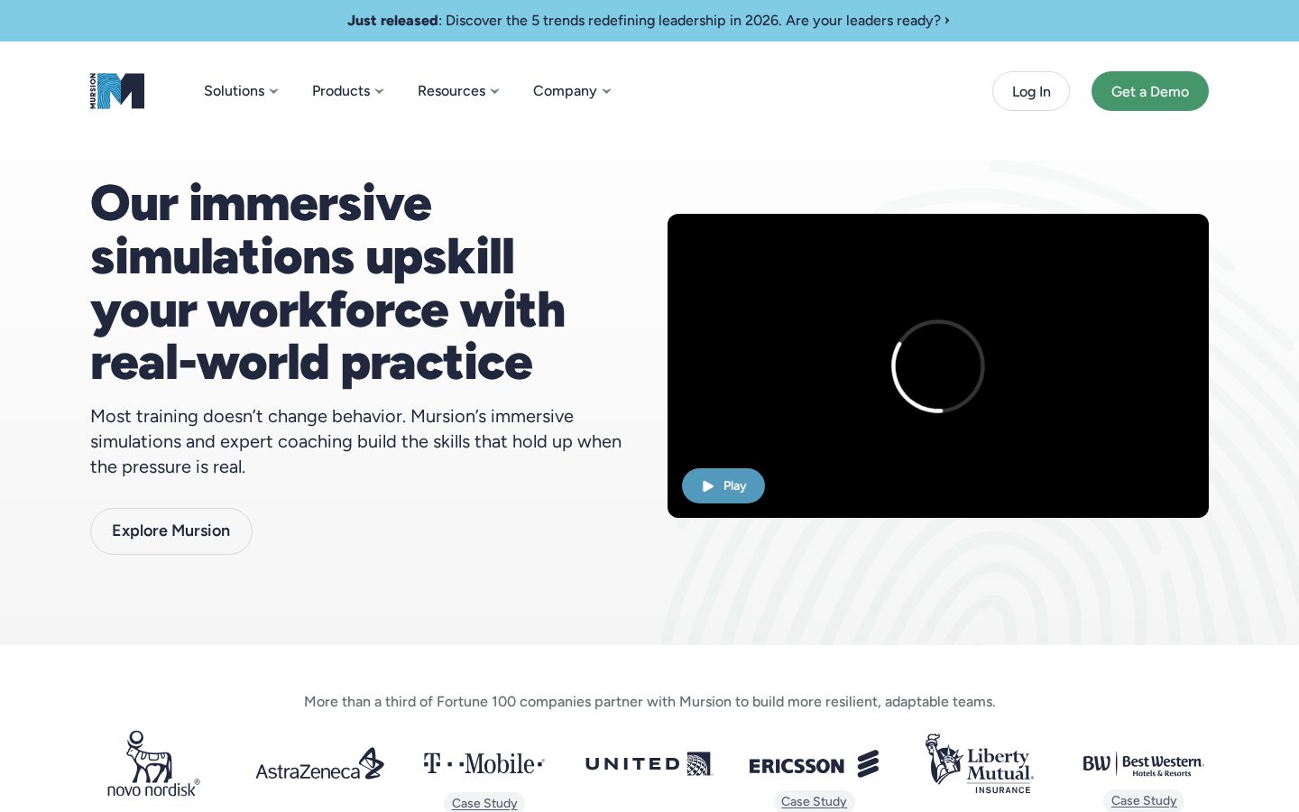 Mursion Homepage