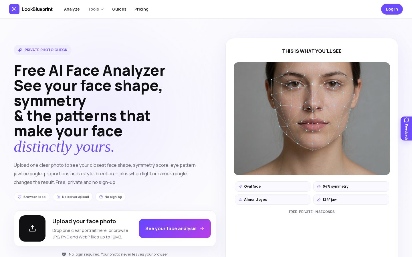 My Face Blueprint Homepage