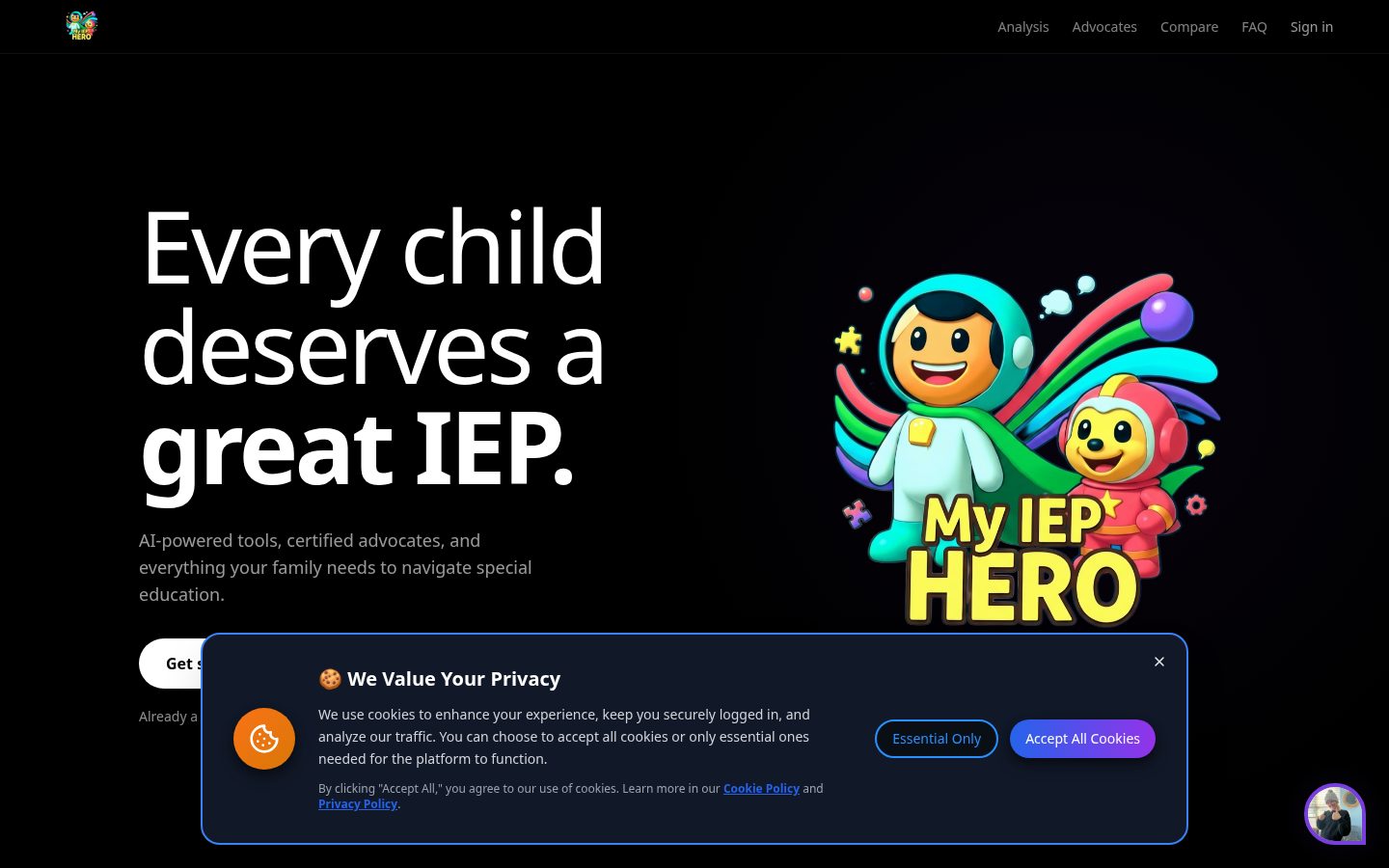 My IEP Hero Homepage