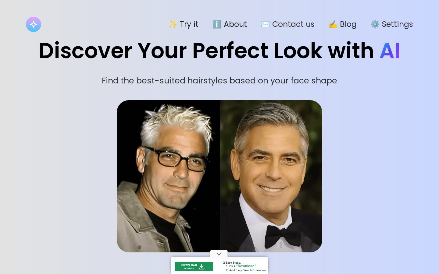 My Perfect Hairstyle Homepage
