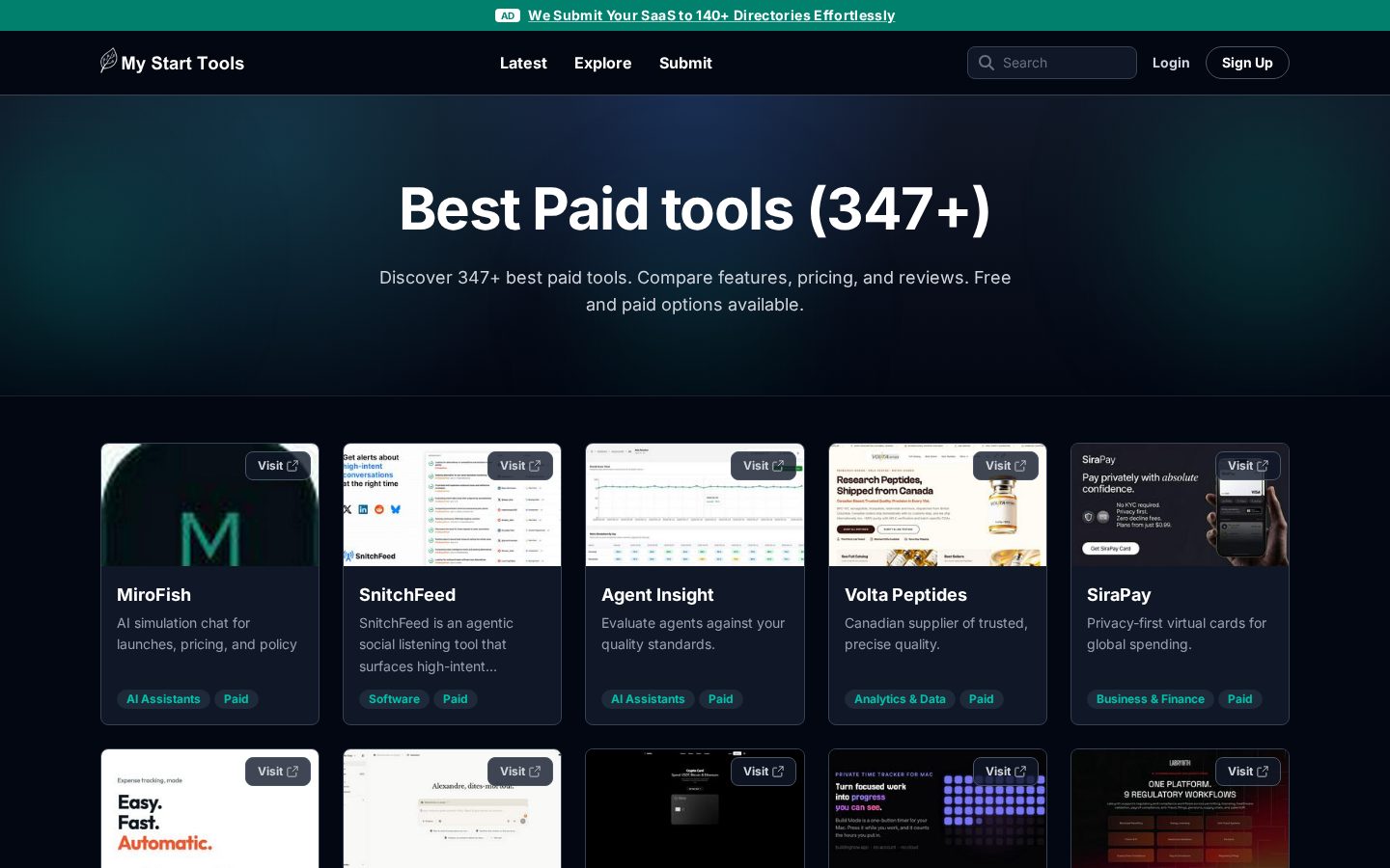 My Start Tools Pricing