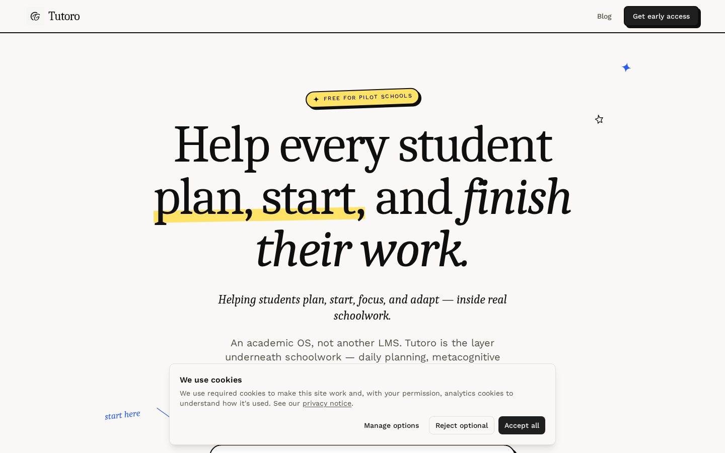 My Tutoro Homepage