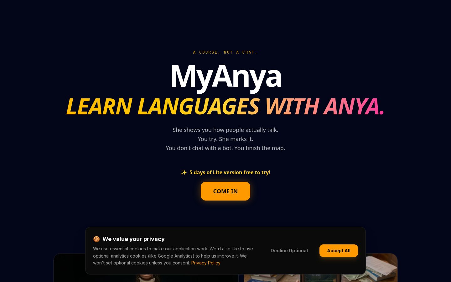 MyAnya Homepage