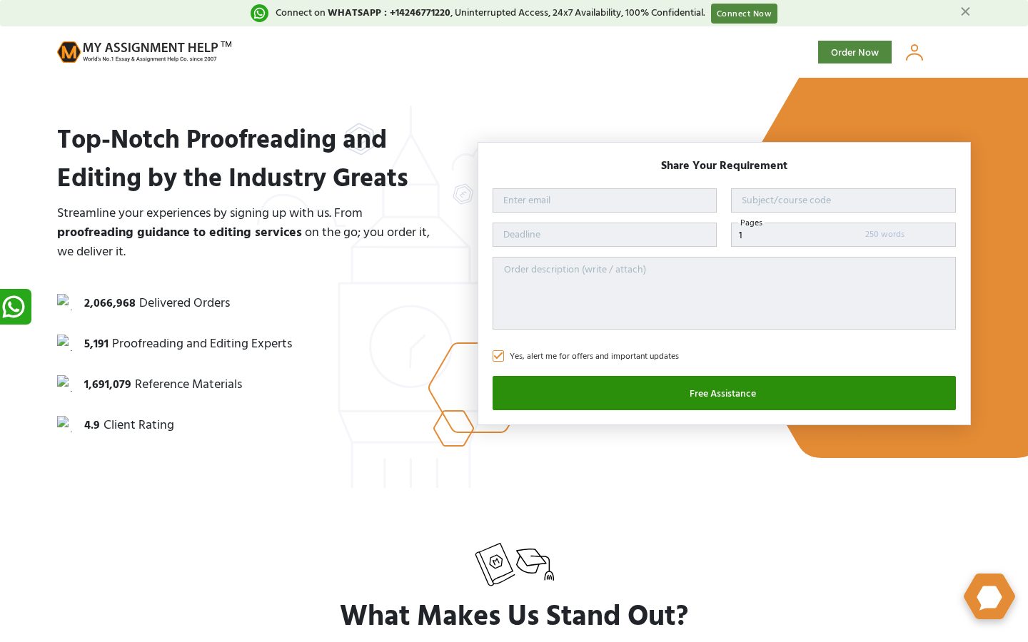 MyAssignmentHelp Homepage