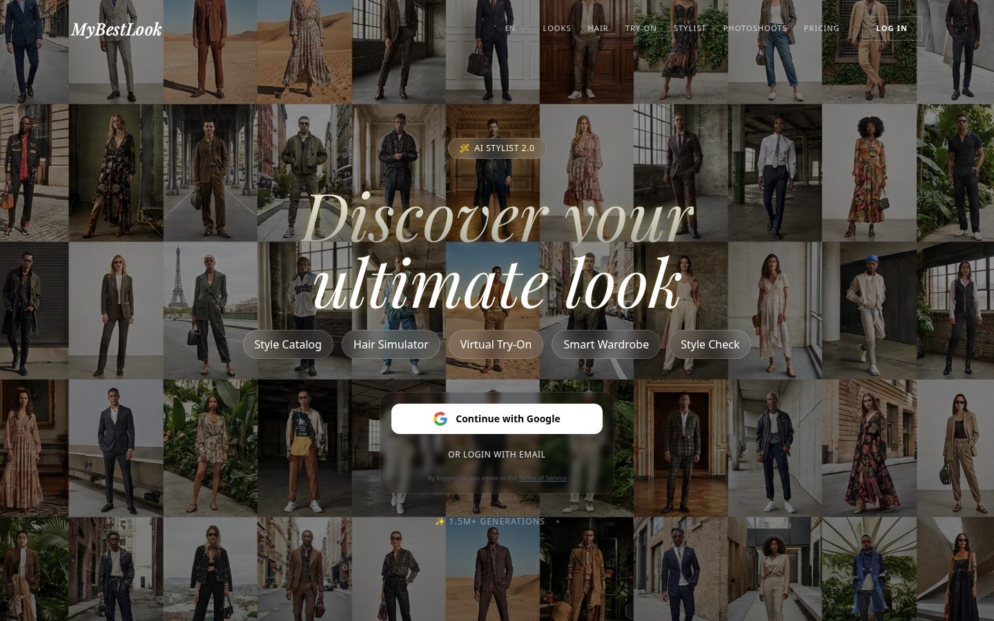 MyBestLook Homepage