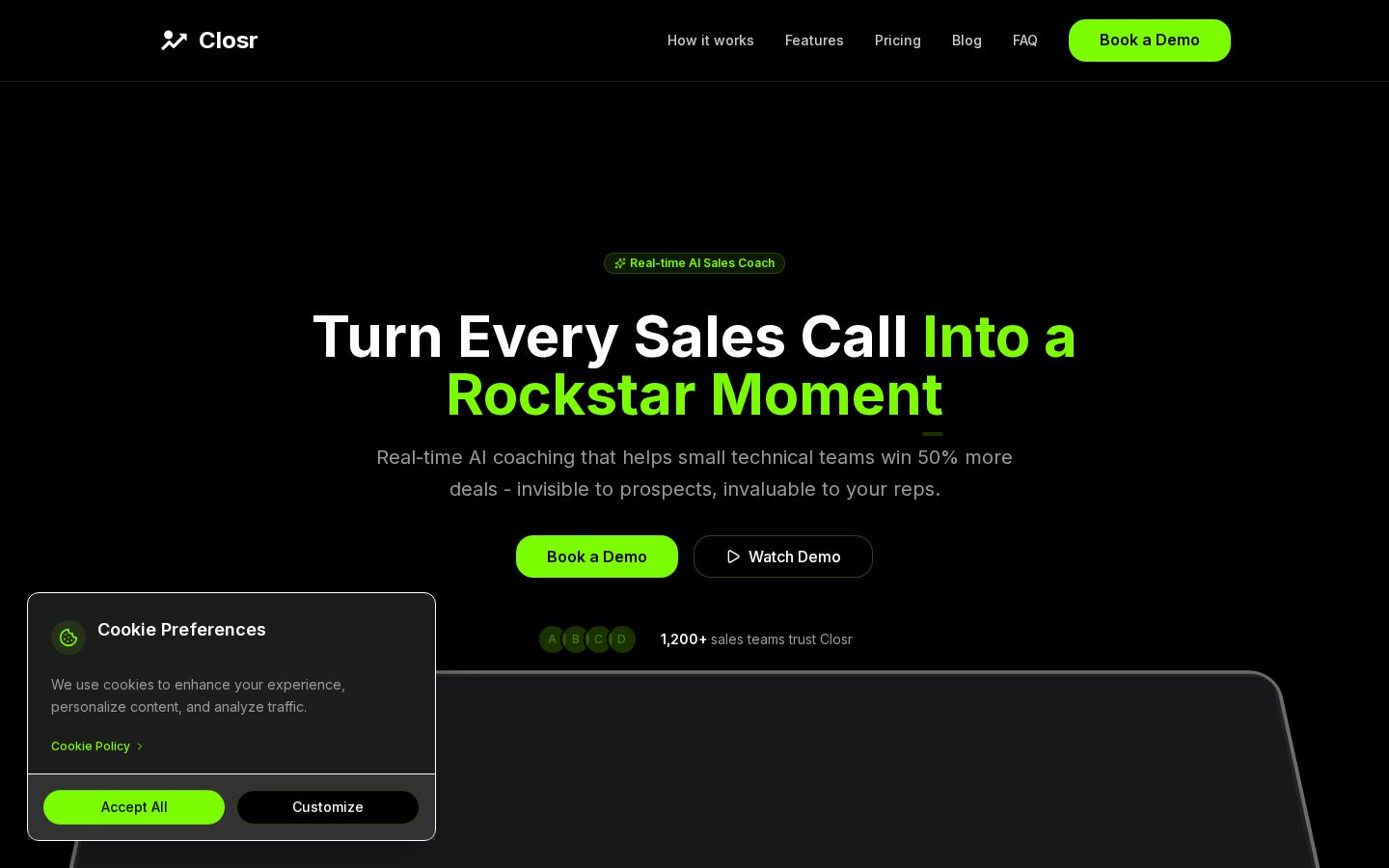 MyClosr Homepage