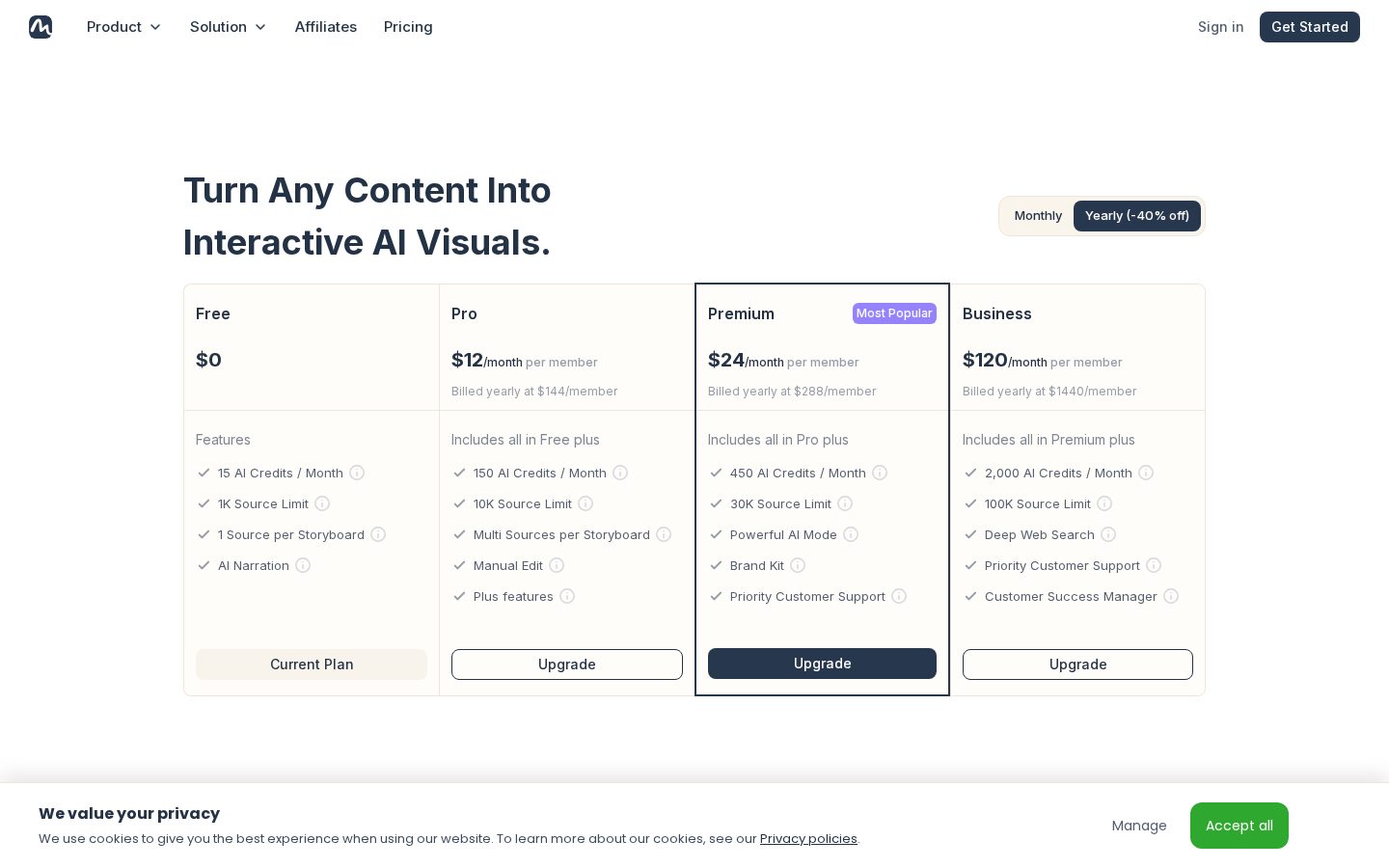 MyLens for Youtube Pricing