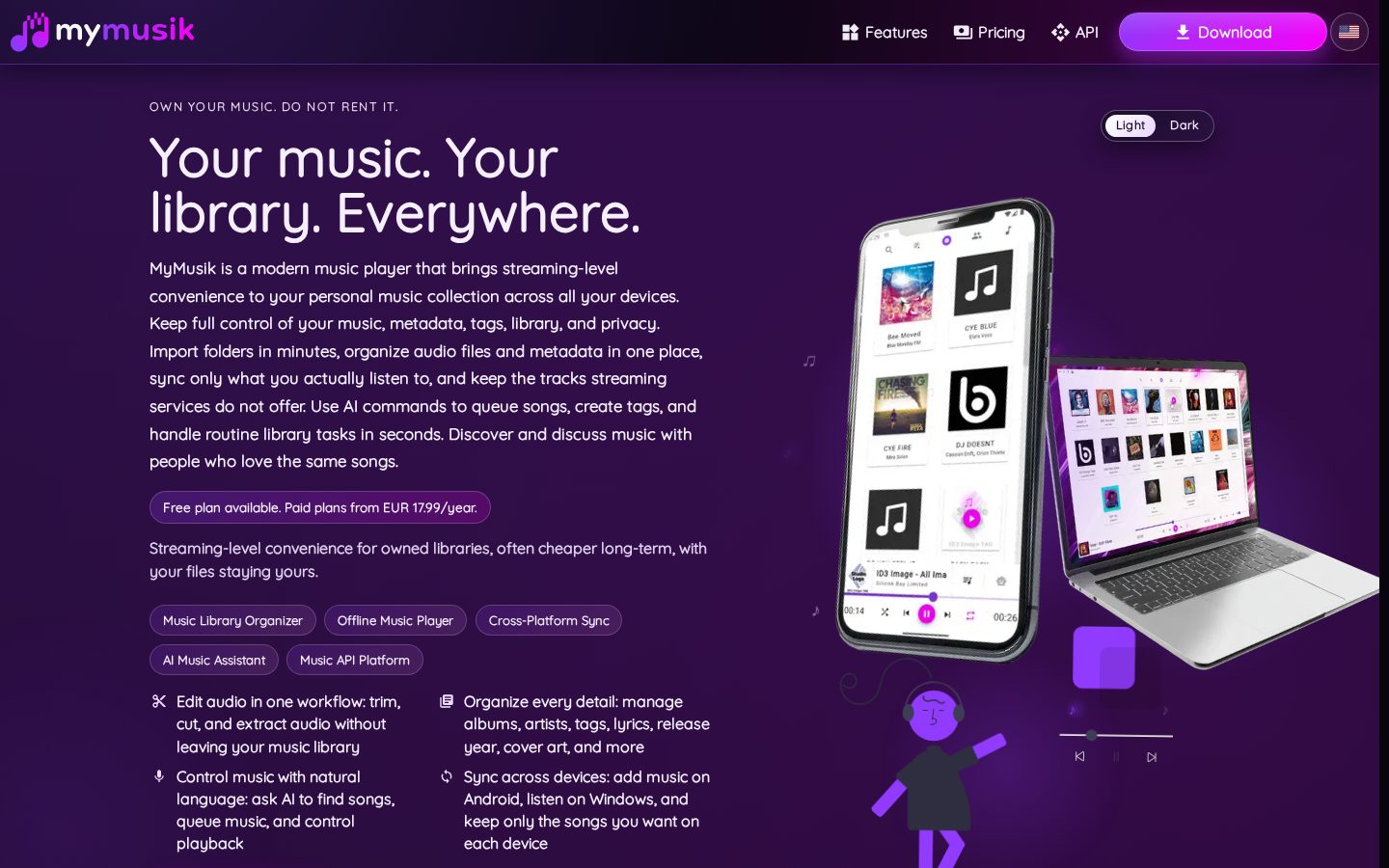 MyMusik Homepage