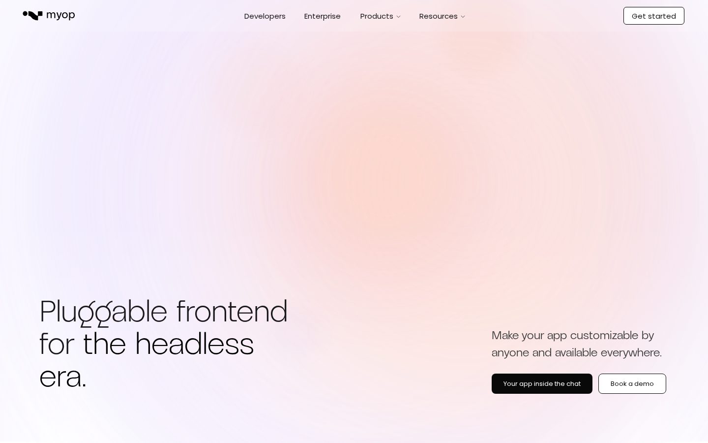 Myop Homepage