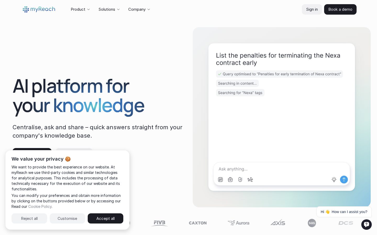 myReach Homepage