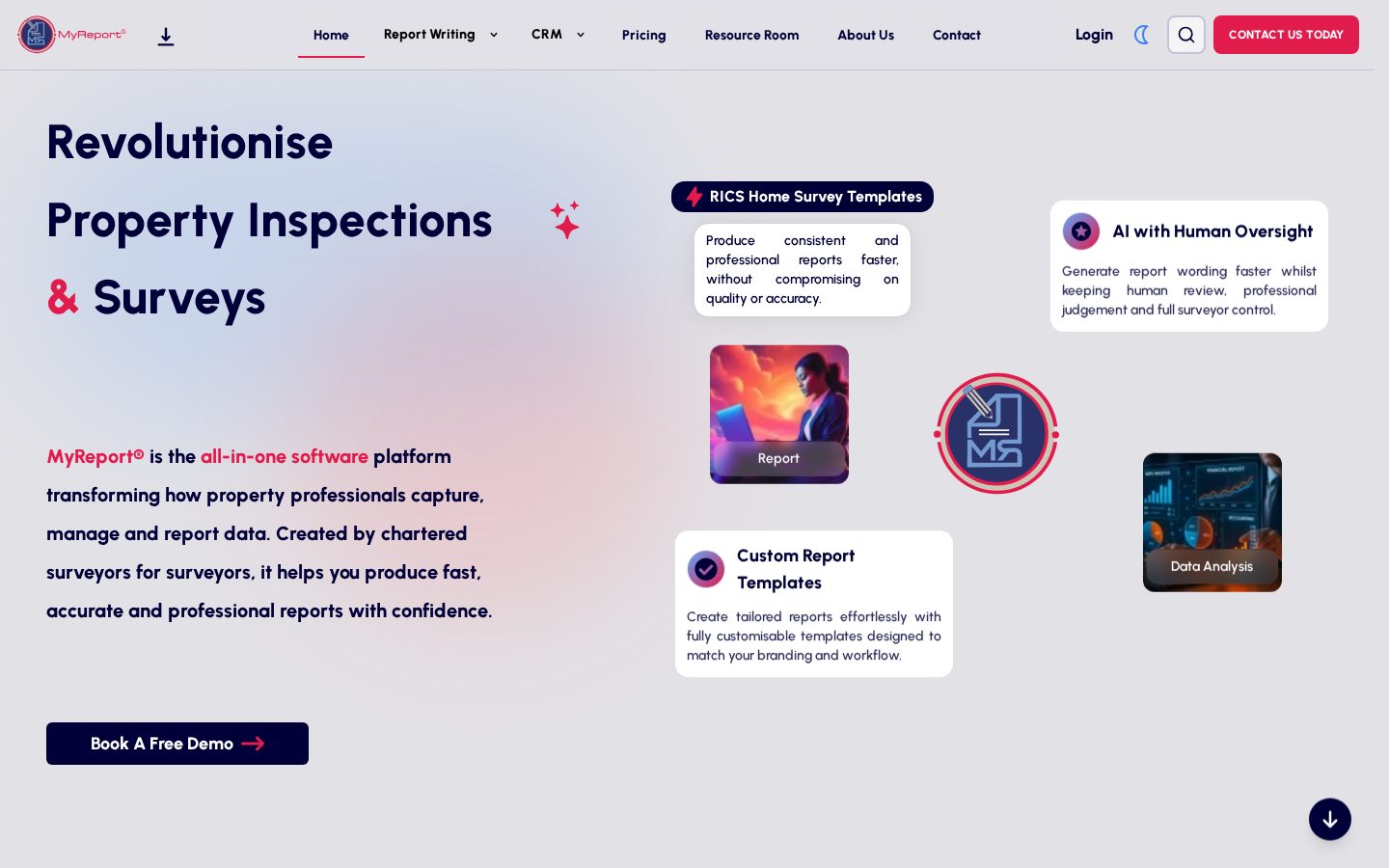 MyReport Homepage