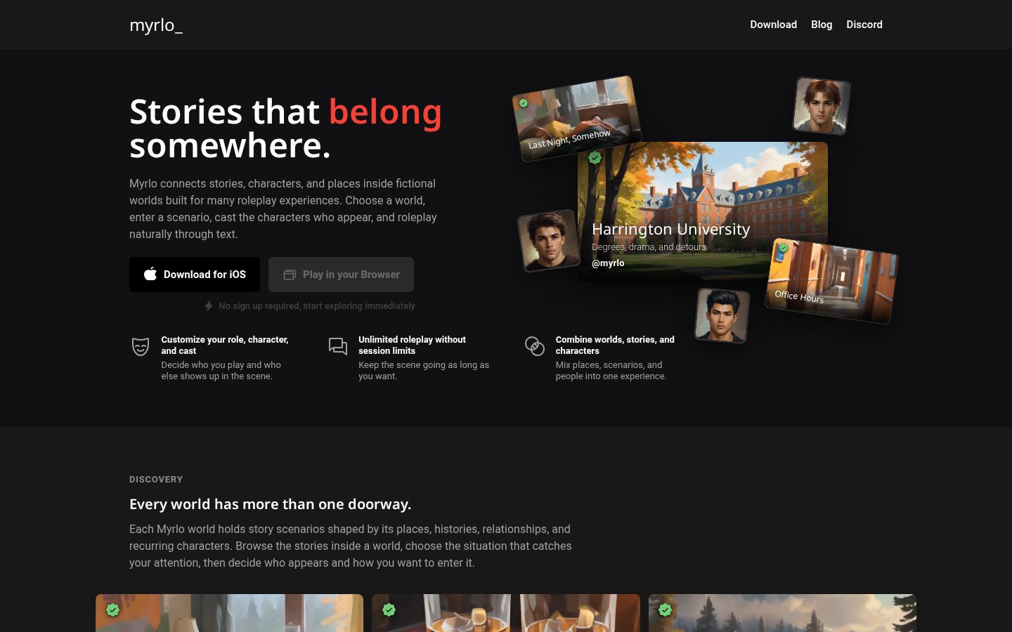 Myrlo Homepage