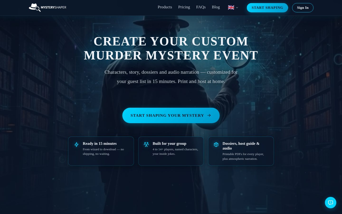 MysteryShaper Homepage