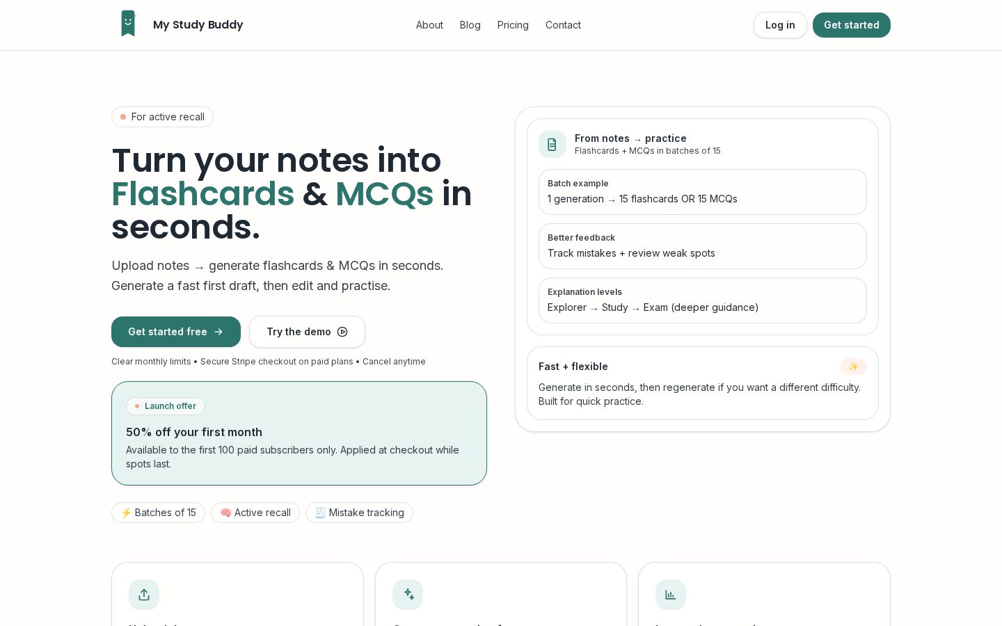 MyStudyBuddy Homepage
