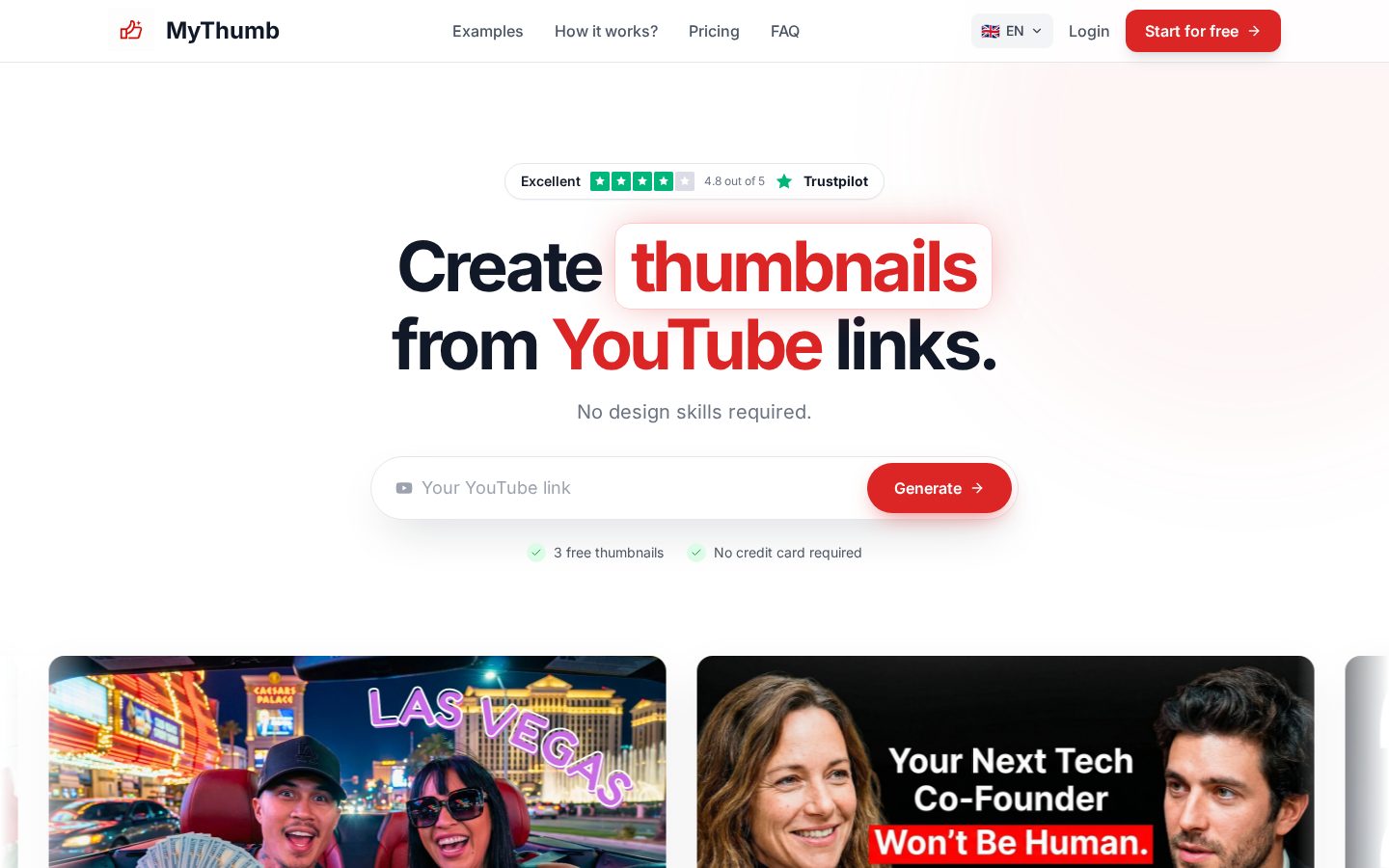MyThumb Homepage